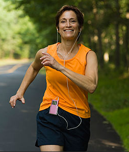 Listen to your audio book while exercising...